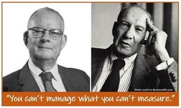 W. Edwards Deming and Peter Drucker