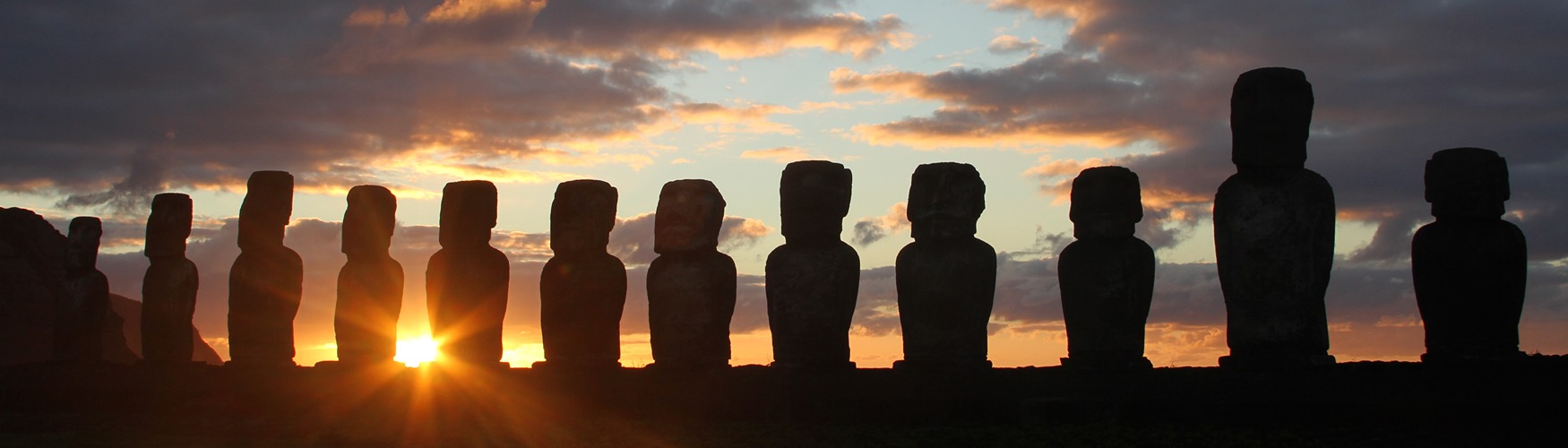 Easter Island at sunrise